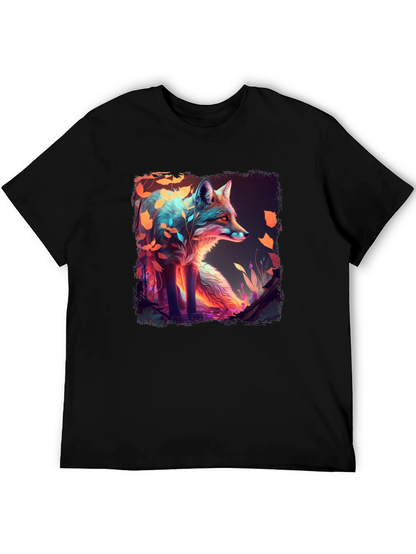 Mystic Fox Graphic T-Shirt - Unique Design
