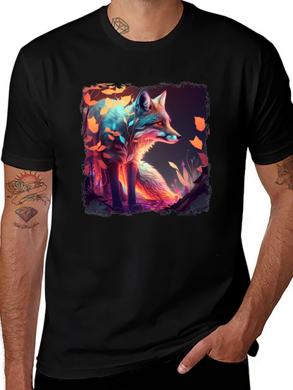 Mystic Fox Graphic T-Shirt - Unique Design
