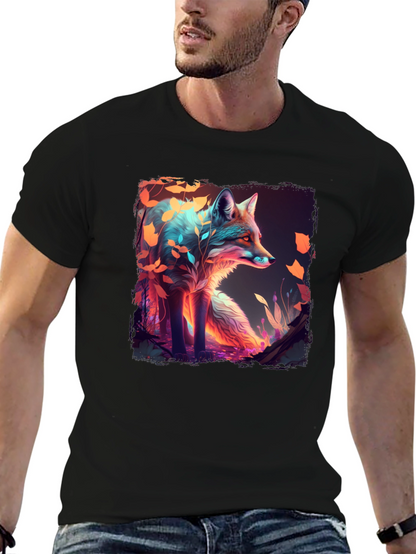 Mystic Fox Graphic T-Shirt - Unique Design