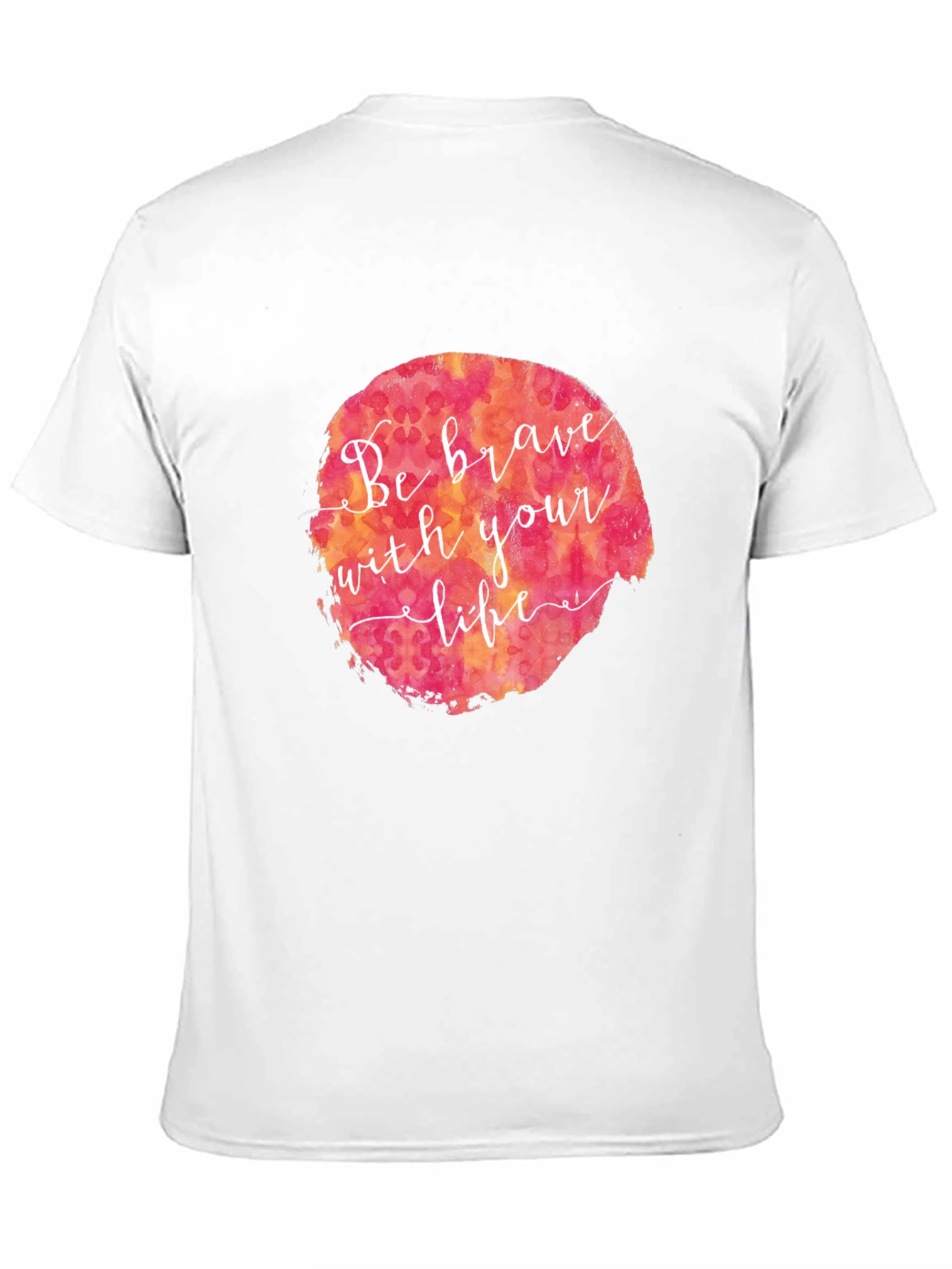 Be Brave Graphic Tee - Black Cotton T-Shirt