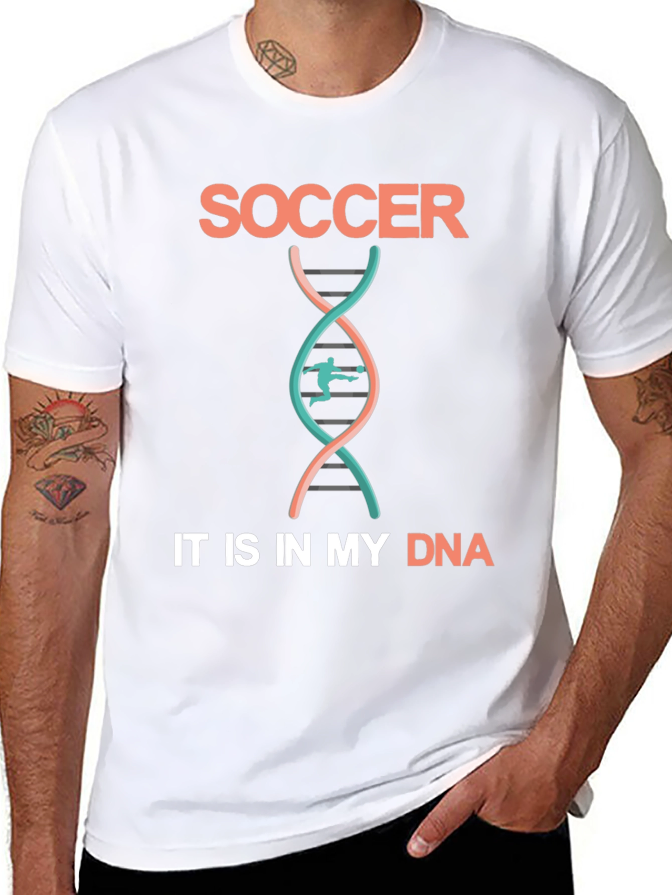 Soccer DNA Graphic T-Shirt