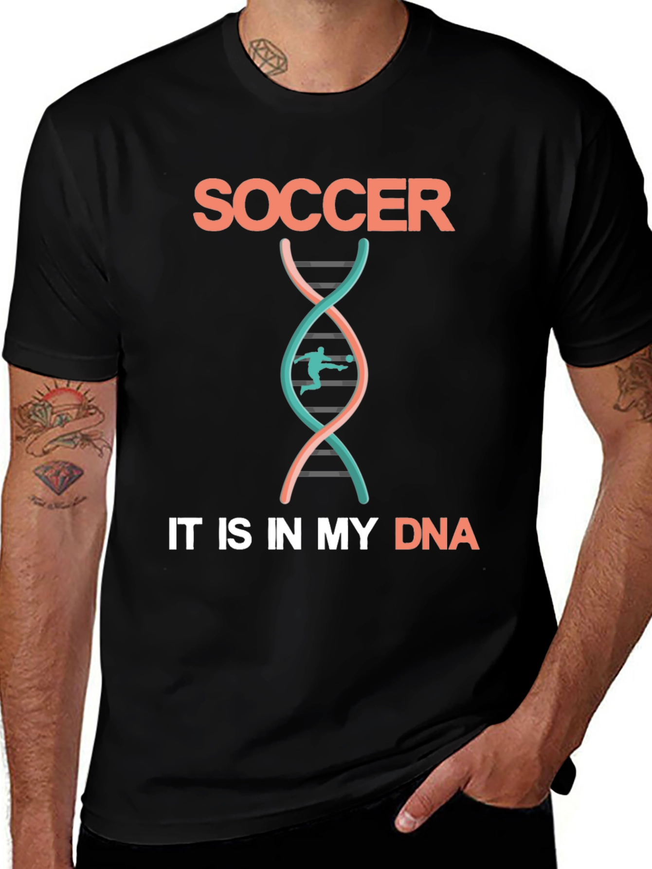 Soccer DNA Graphic T-Shirt