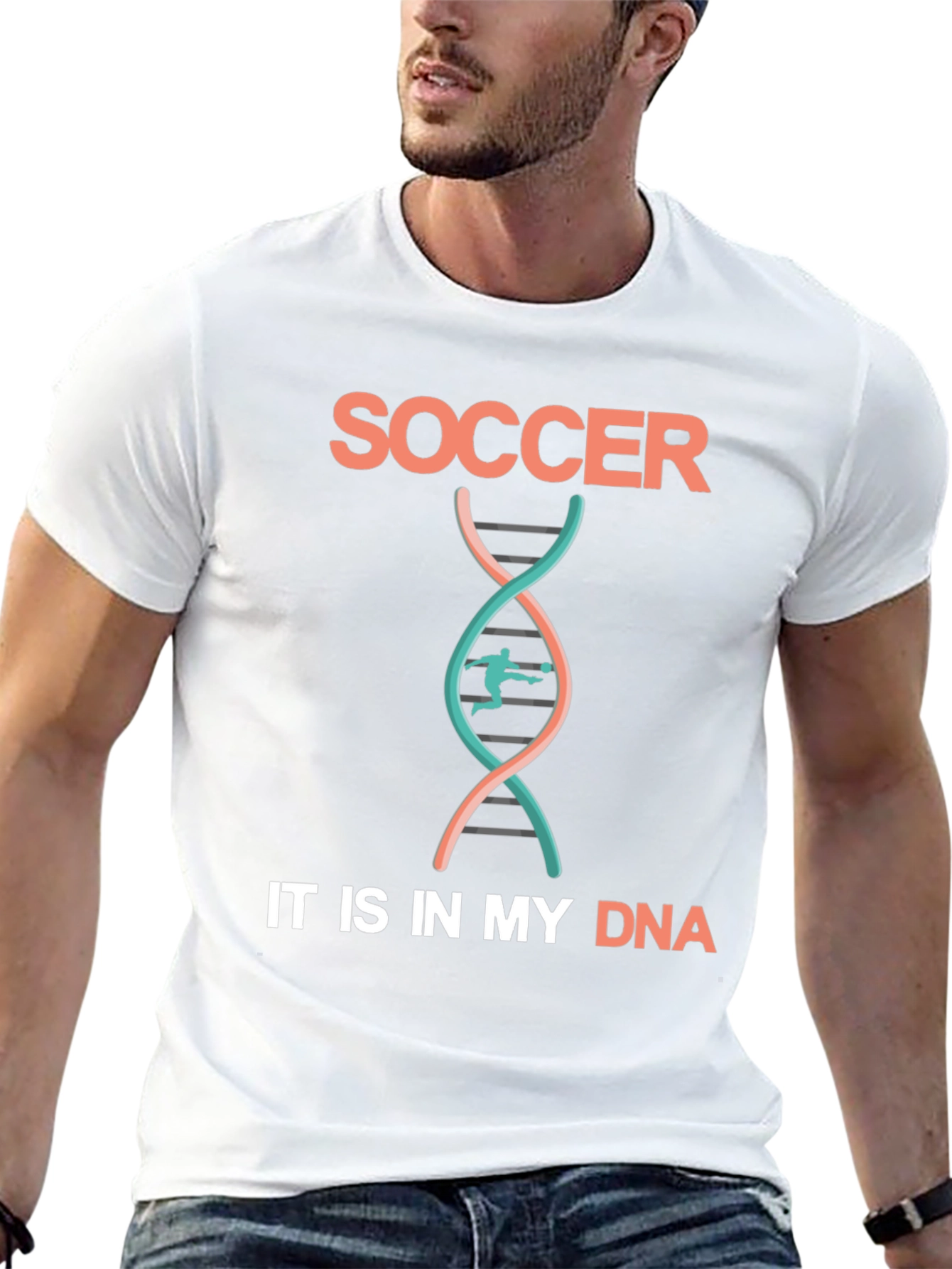 Soccer DNA Graphic T-Shirt