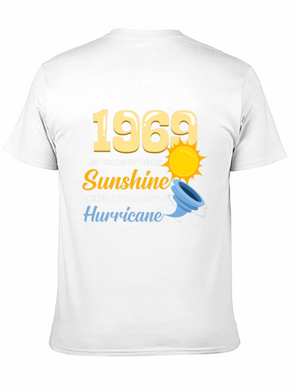 1969 50 Years of Sunshine Mens Black T-Shirt