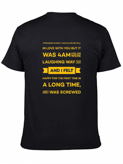 Humorous Graphic Tee - I Was Screwed