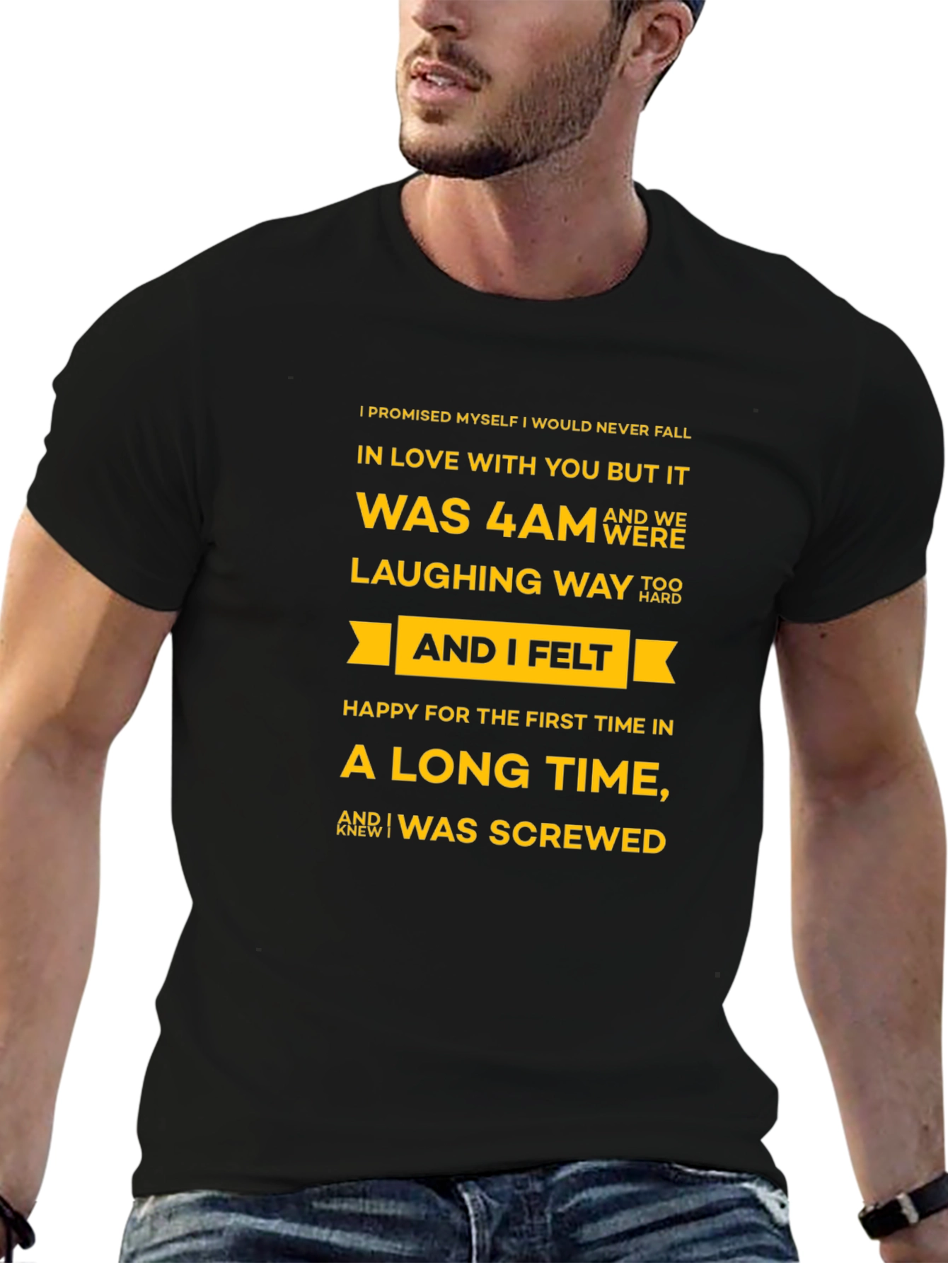 Humorous Graphic Tee - I Was Screwed