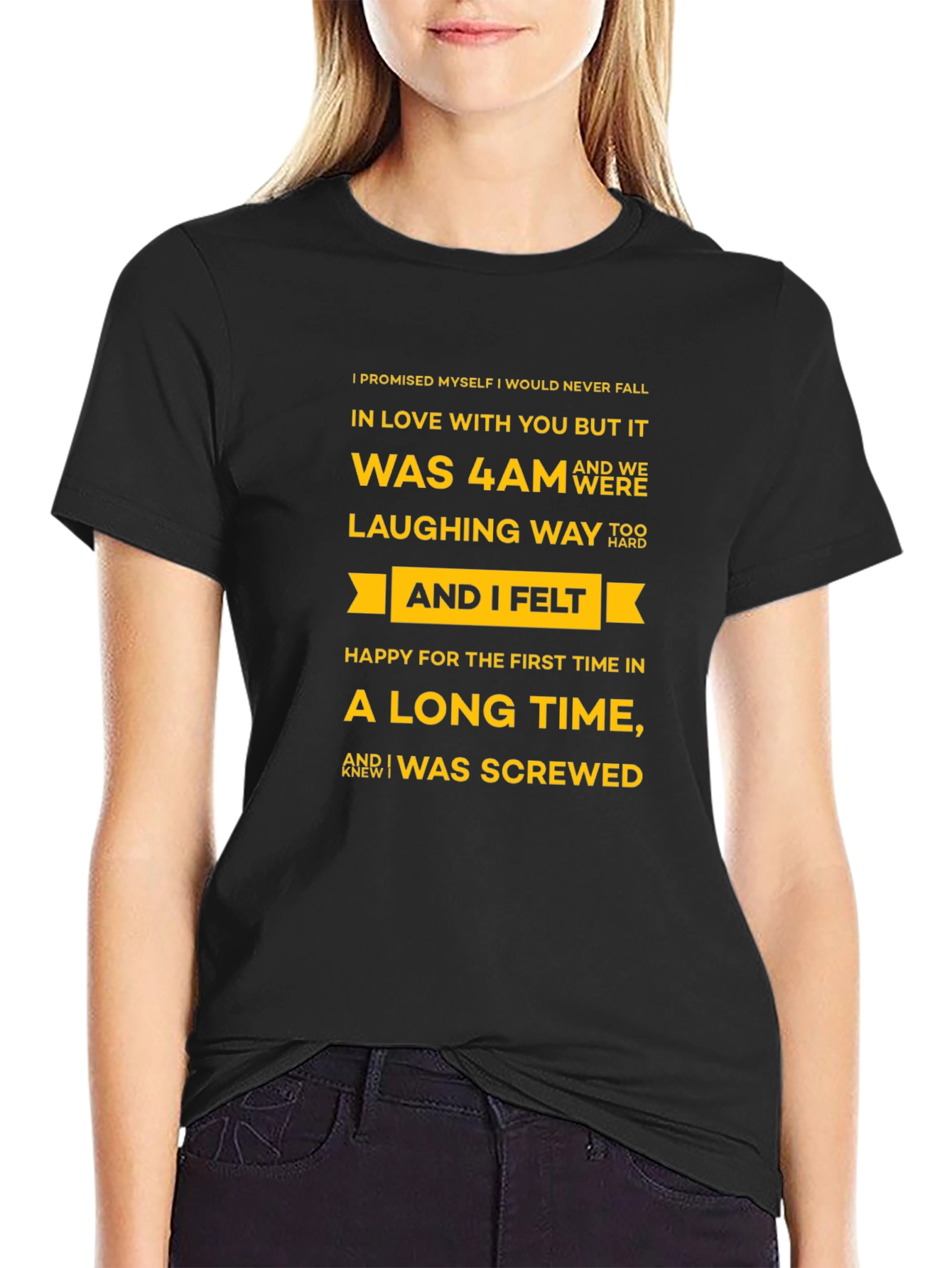 Humorous Graphic Tee - I Was Screwed