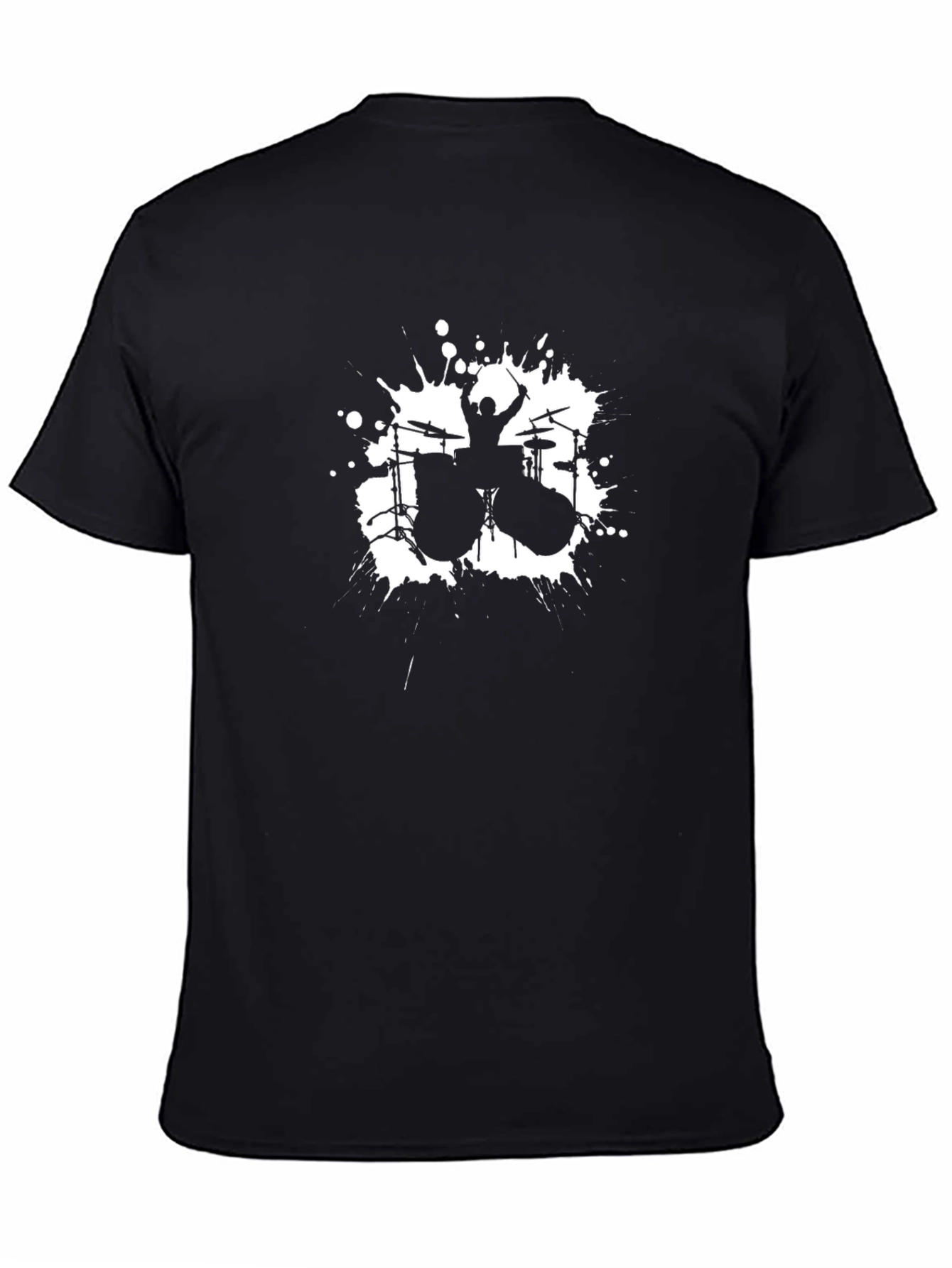 Drummer T-Shirt - Black Graphic Tee