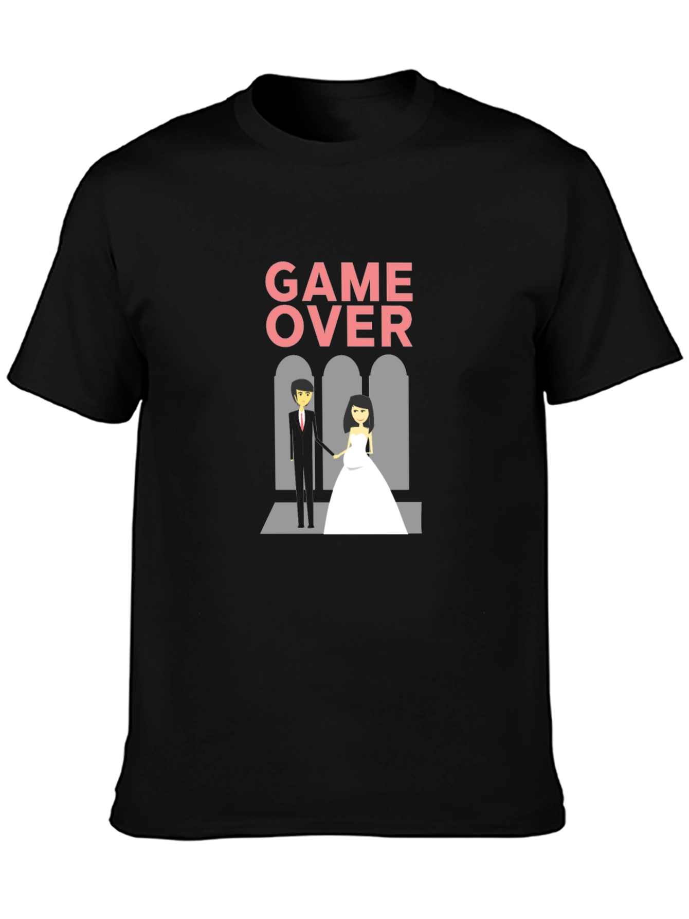 Game Over Wedding Graphic T-Shirt
