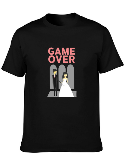 Game Over Wedding Graphic T-Shirt