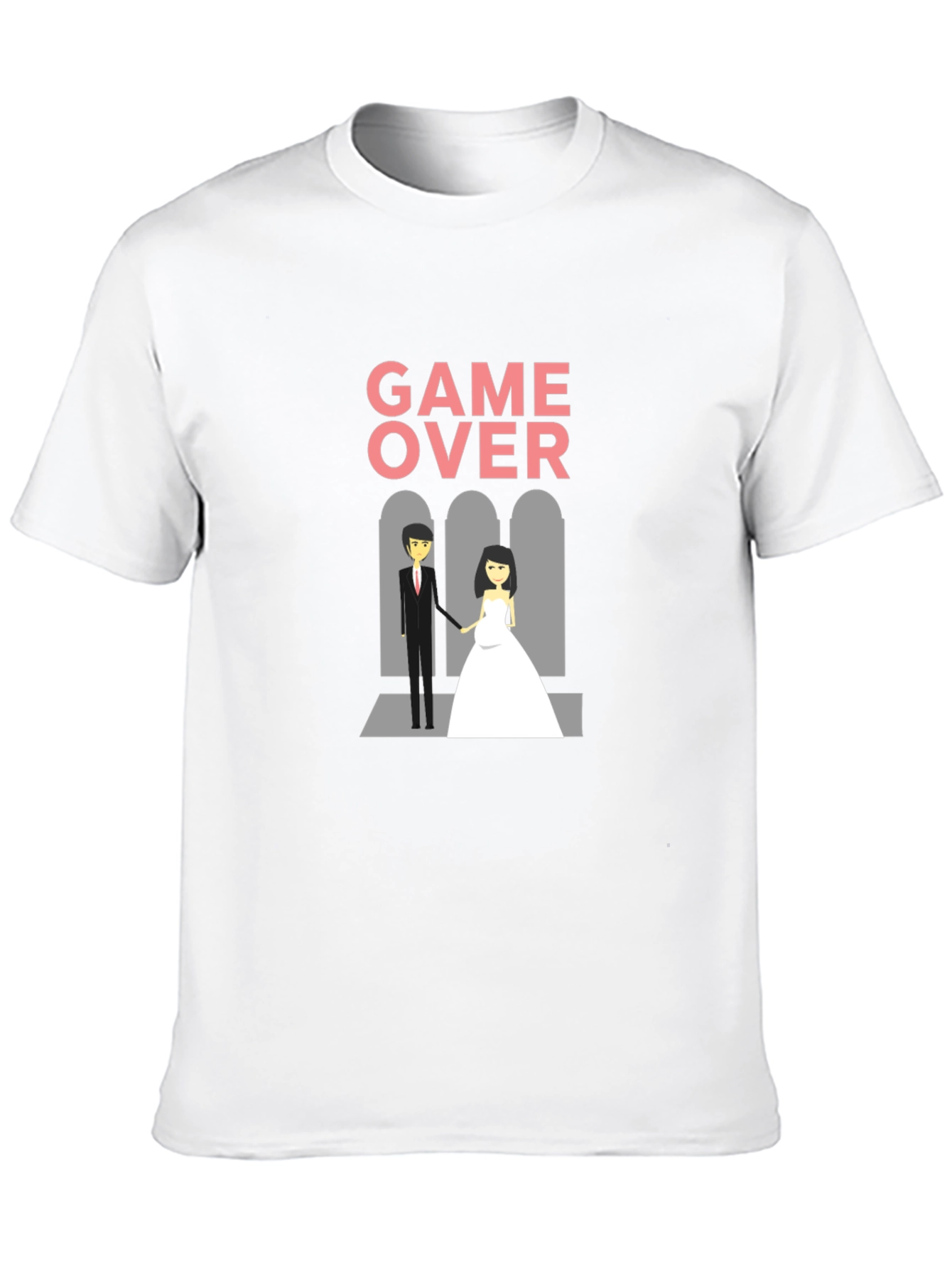 Game Over Wedding Graphic T-Shirt