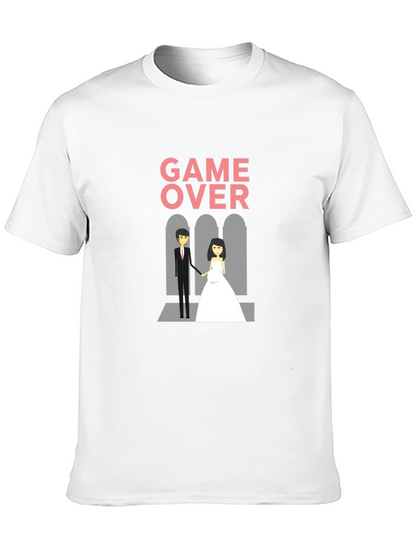 Game Over Wedding Graphic T-Shirt