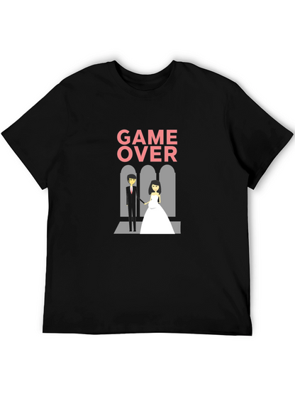 Game Over Wedding Graphic T-Shirt