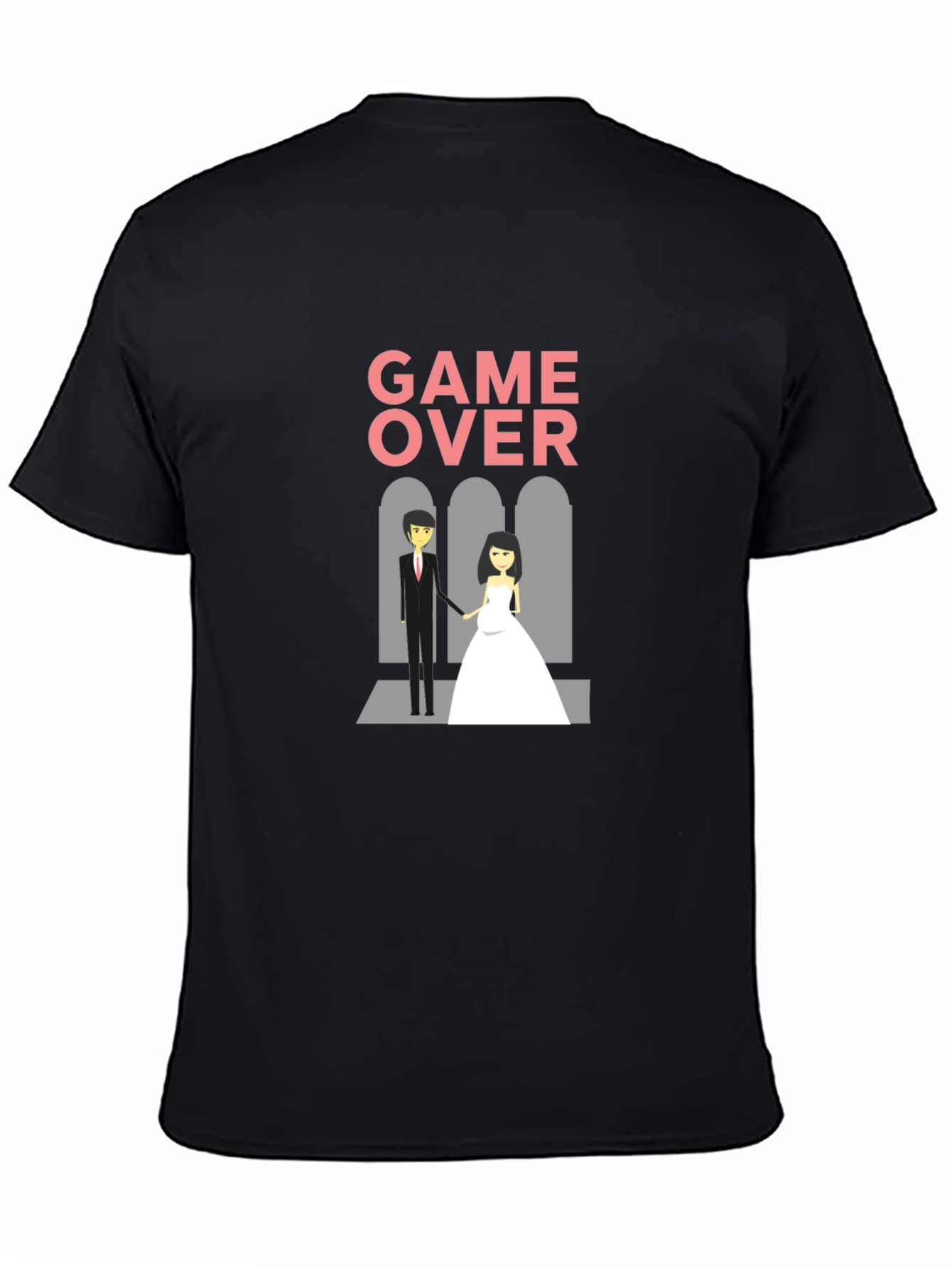 Game Over Wedding Graphic T-Shirt