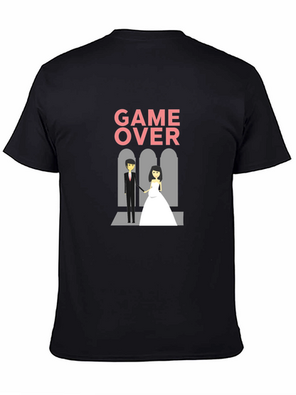 Game Over Wedding Graphic T-Shirt