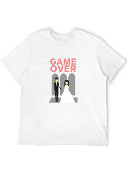 Game Over Wedding Graphic T-Shirt