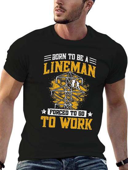 Born To Be a Lineman Graphic Tee