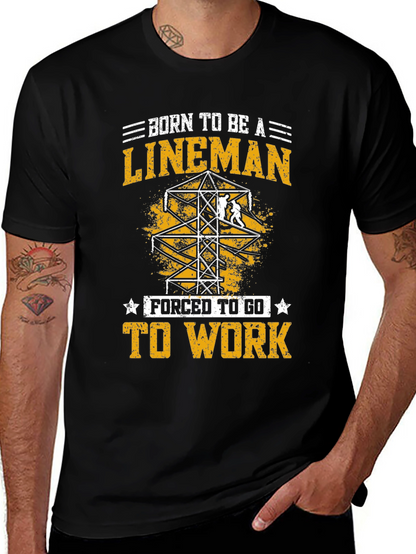 Born To Be a Lineman Graphic Tee