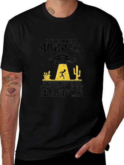 Area 51 5K Fun Run Black T-Shirt