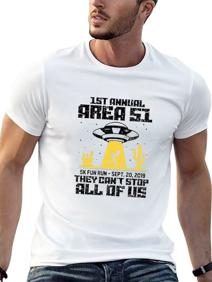 Area 51 5K Fun Run Black T-Shirt
