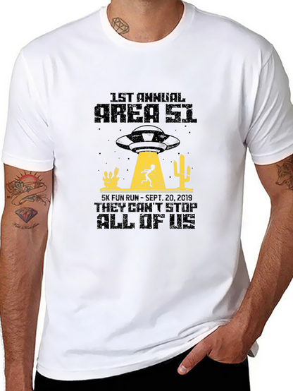 Area 51 5K Fun Run Black T-Shirt