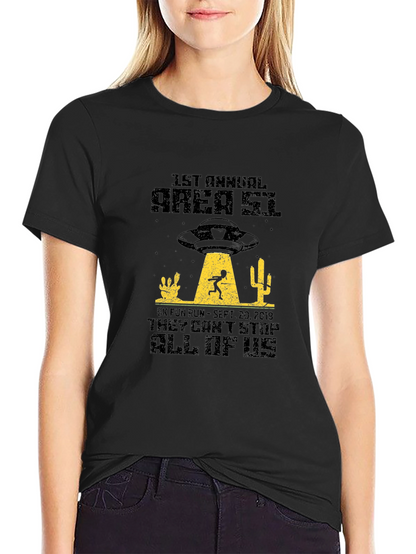Area 51 5K Fun Run Black T-Shirt