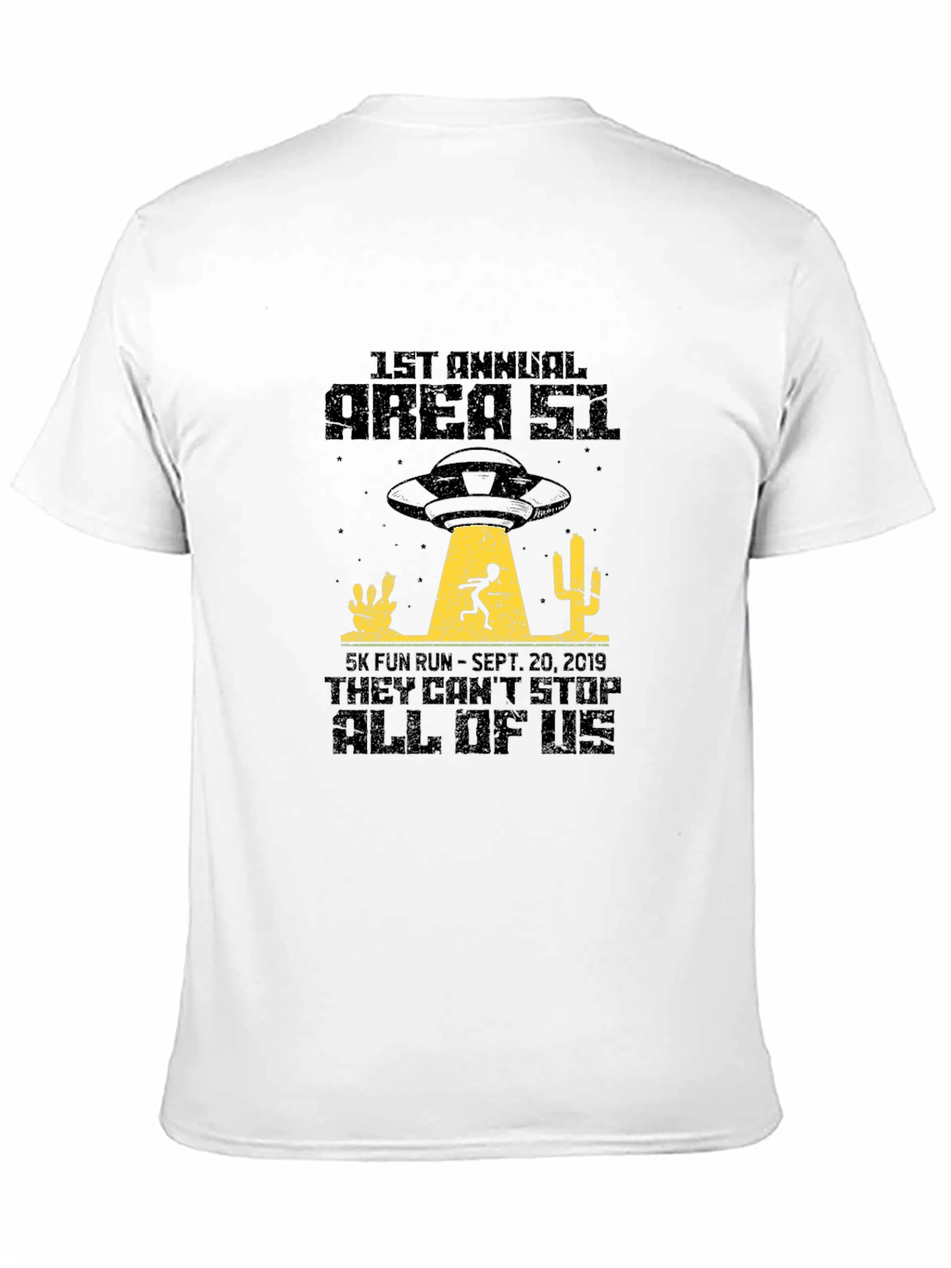 Area 51 5K Fun Run Black T-Shirt