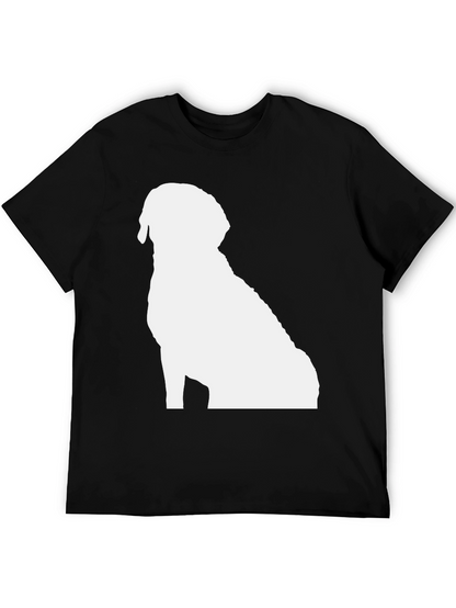 Dog Silhouette Black T-Shirt