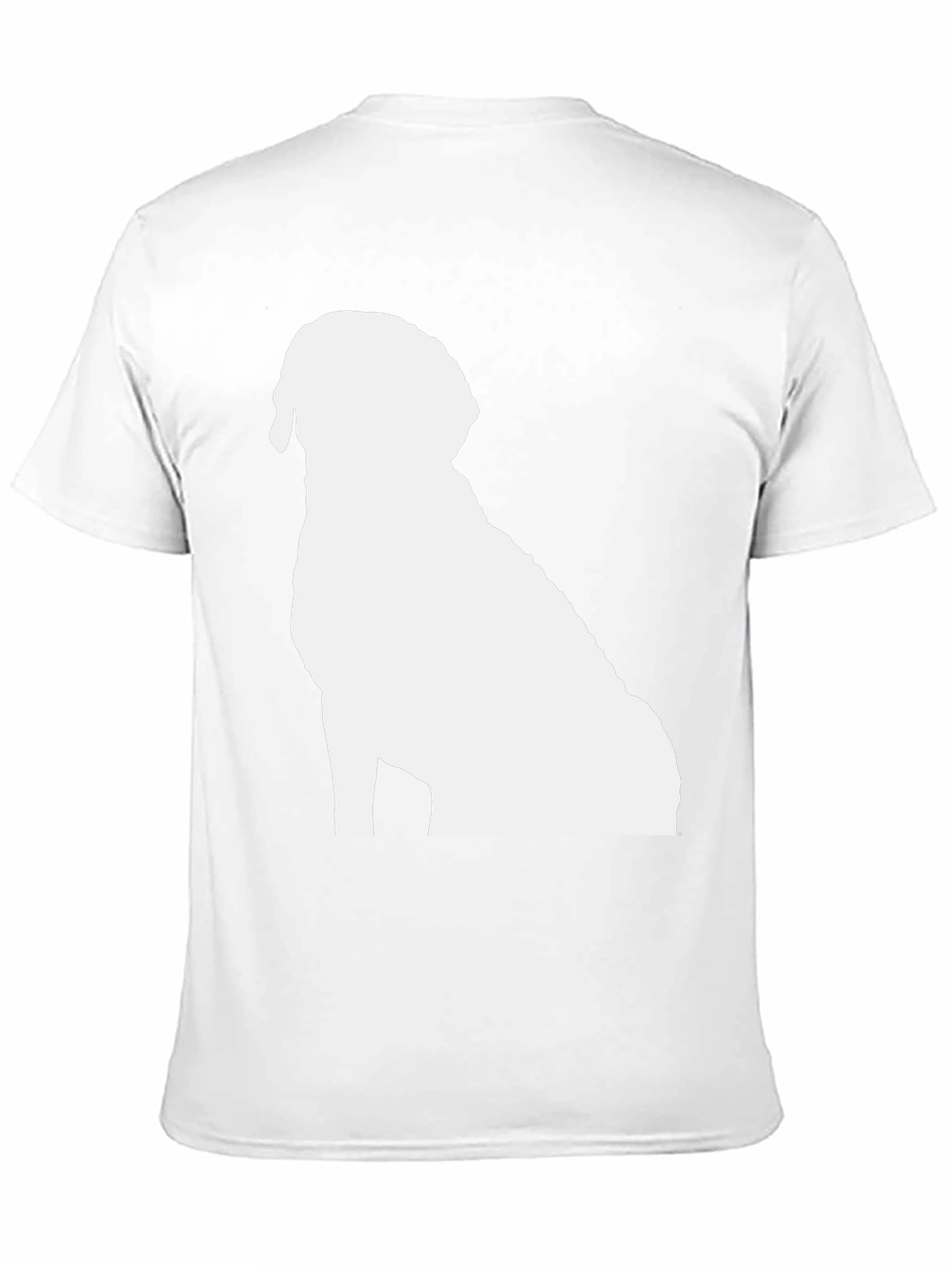 Dog Silhouette Black T-Shirt
