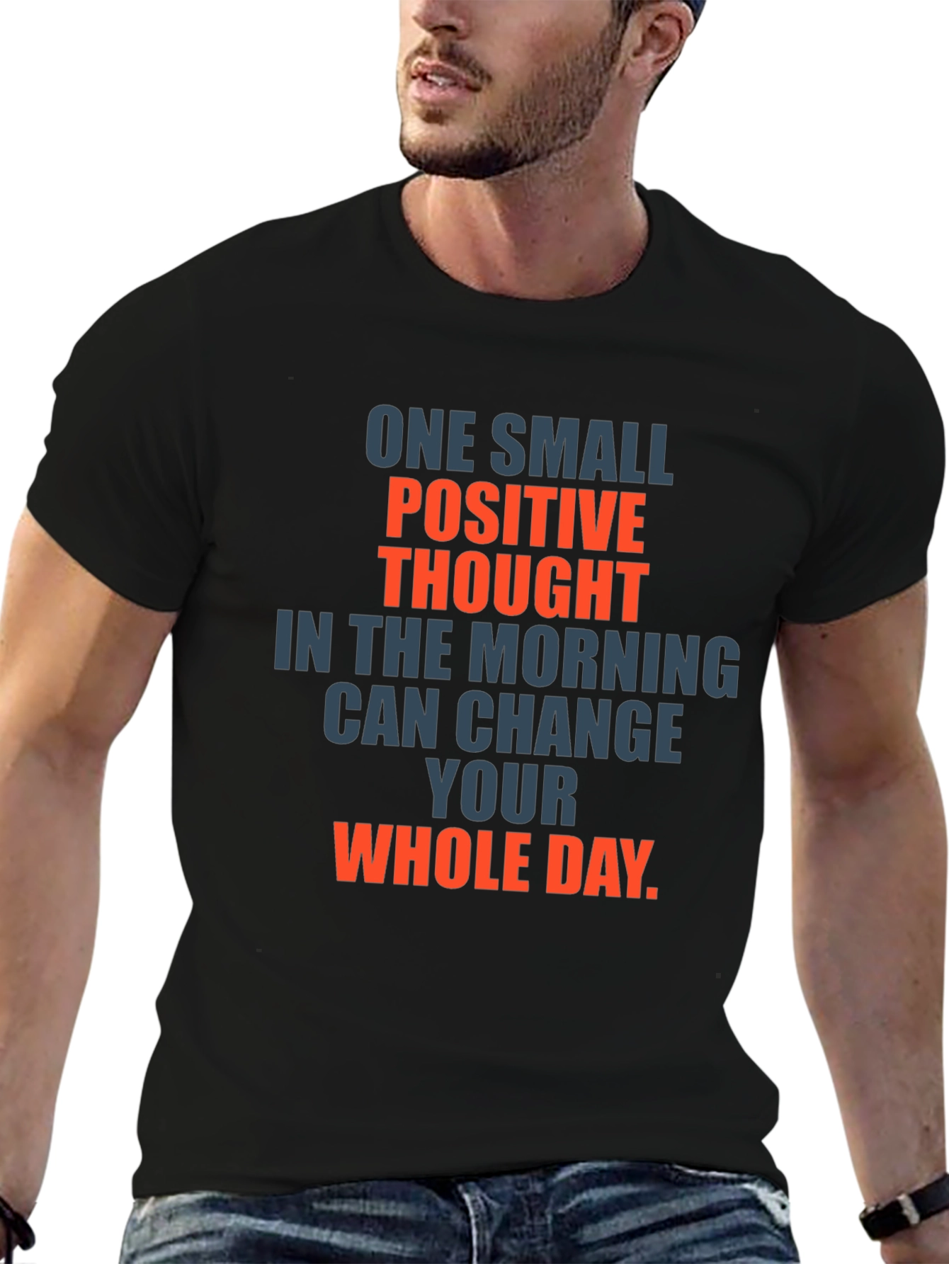 Positive Thought Graphic T-Shirt