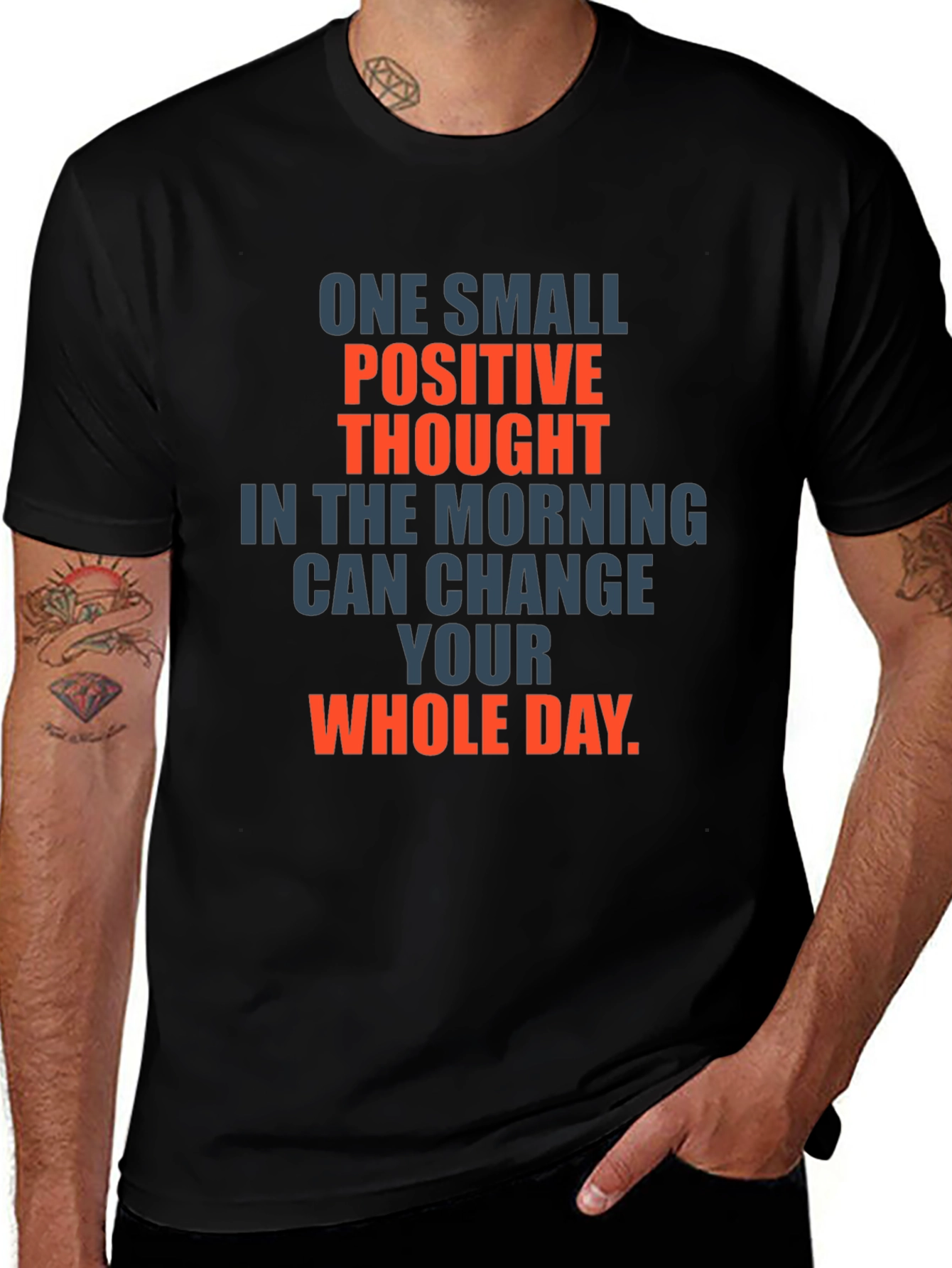 Positive Thought Graphic T-Shirt