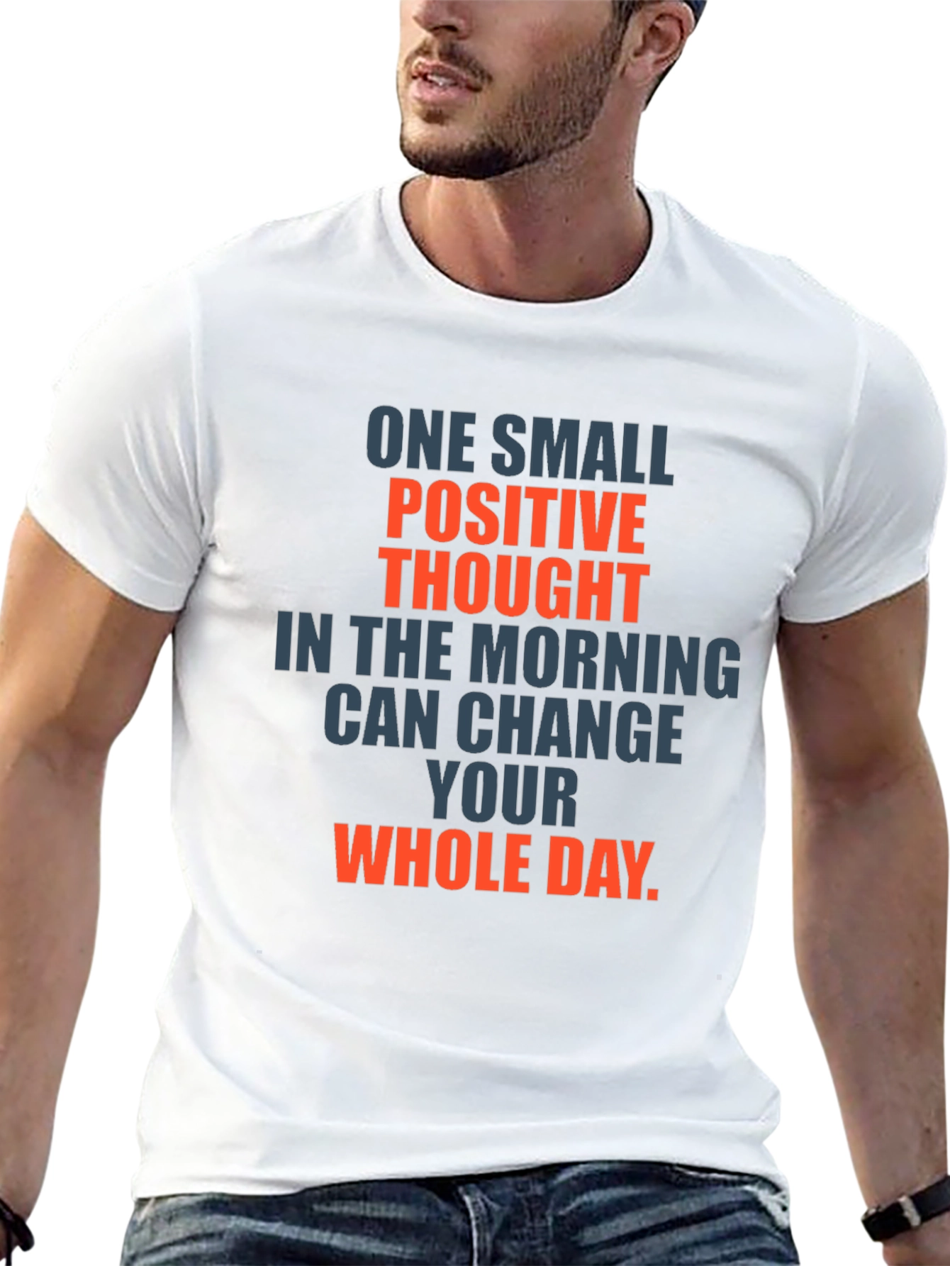 Positive Thought Graphic T-Shirt