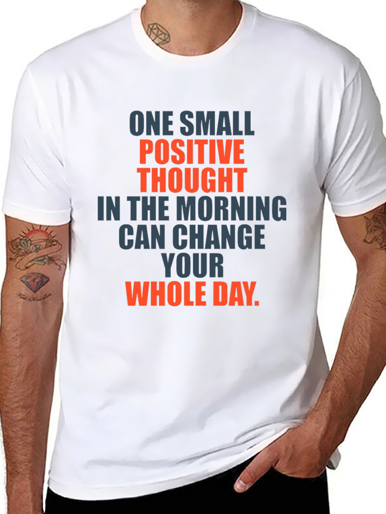 Positive Thought Graphic T-Shirt