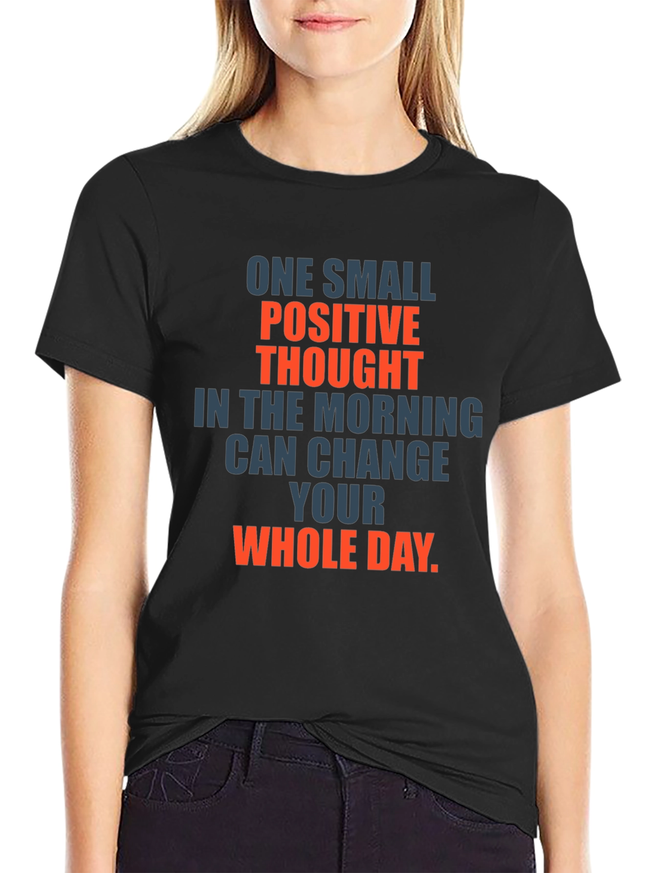 Positive Thought Graphic T-Shirt