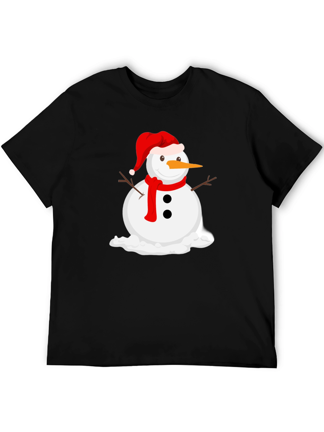 Melting Snowman Graphic Tee - Holiday Cheer