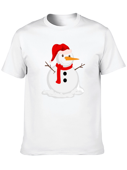 Melting Snowman Graphic Tee - Holiday Cheer