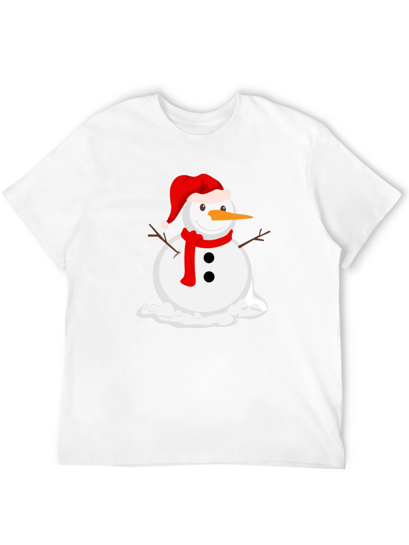 Melting Snowman Graphic Tee - Holiday Cheer