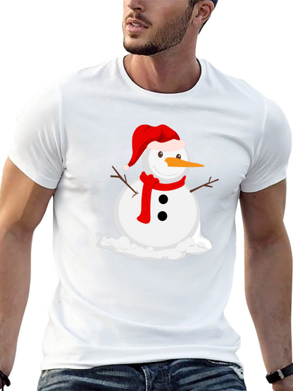 Melting Snowman Graphic Tee - Holiday Cheer
