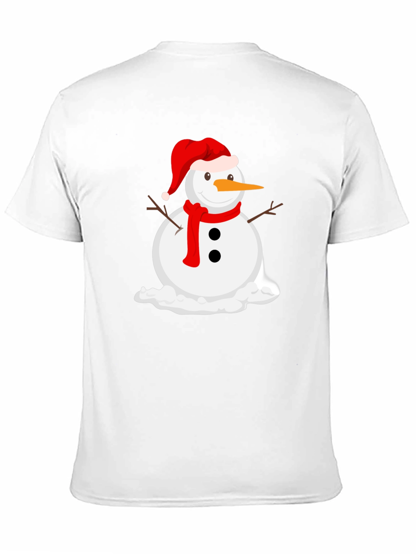 Melting Snowman Graphic Tee - Holiday Cheer