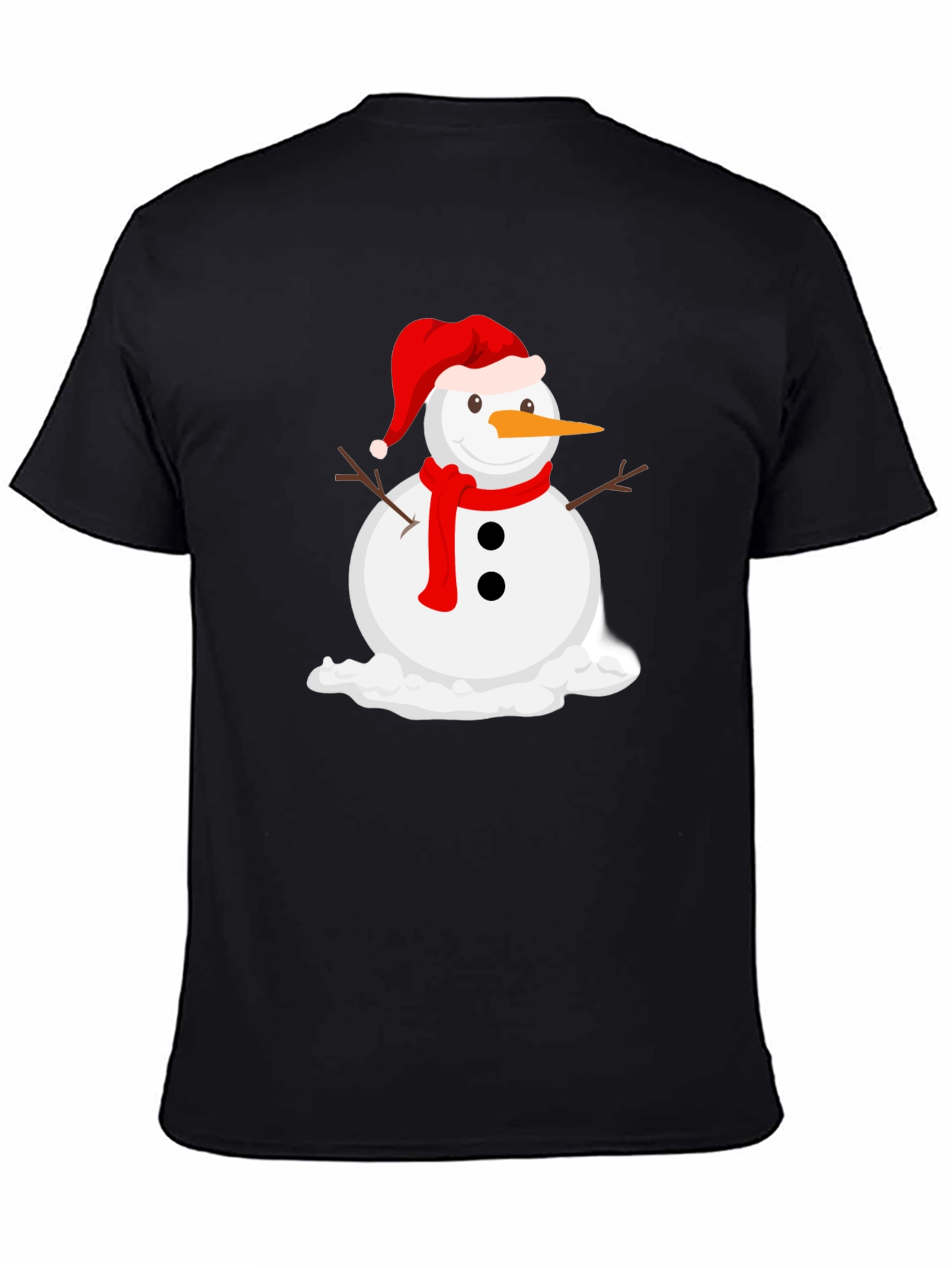 Melting Snowman Graphic Tee - Holiday Cheer