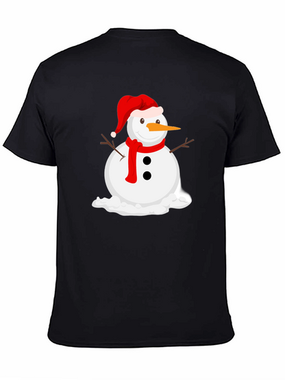 Melting Snowman Graphic Tee - Holiday Cheer
