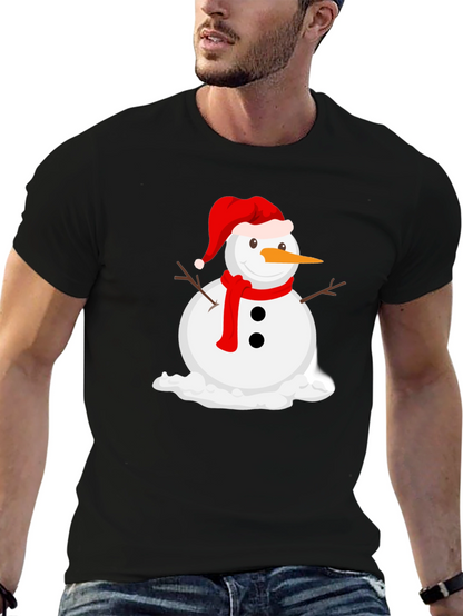 Melting Snowman Graphic Tee - Holiday Cheer
