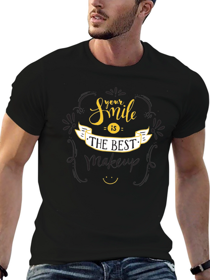 Smile is The Best Makeup Graphic Tee