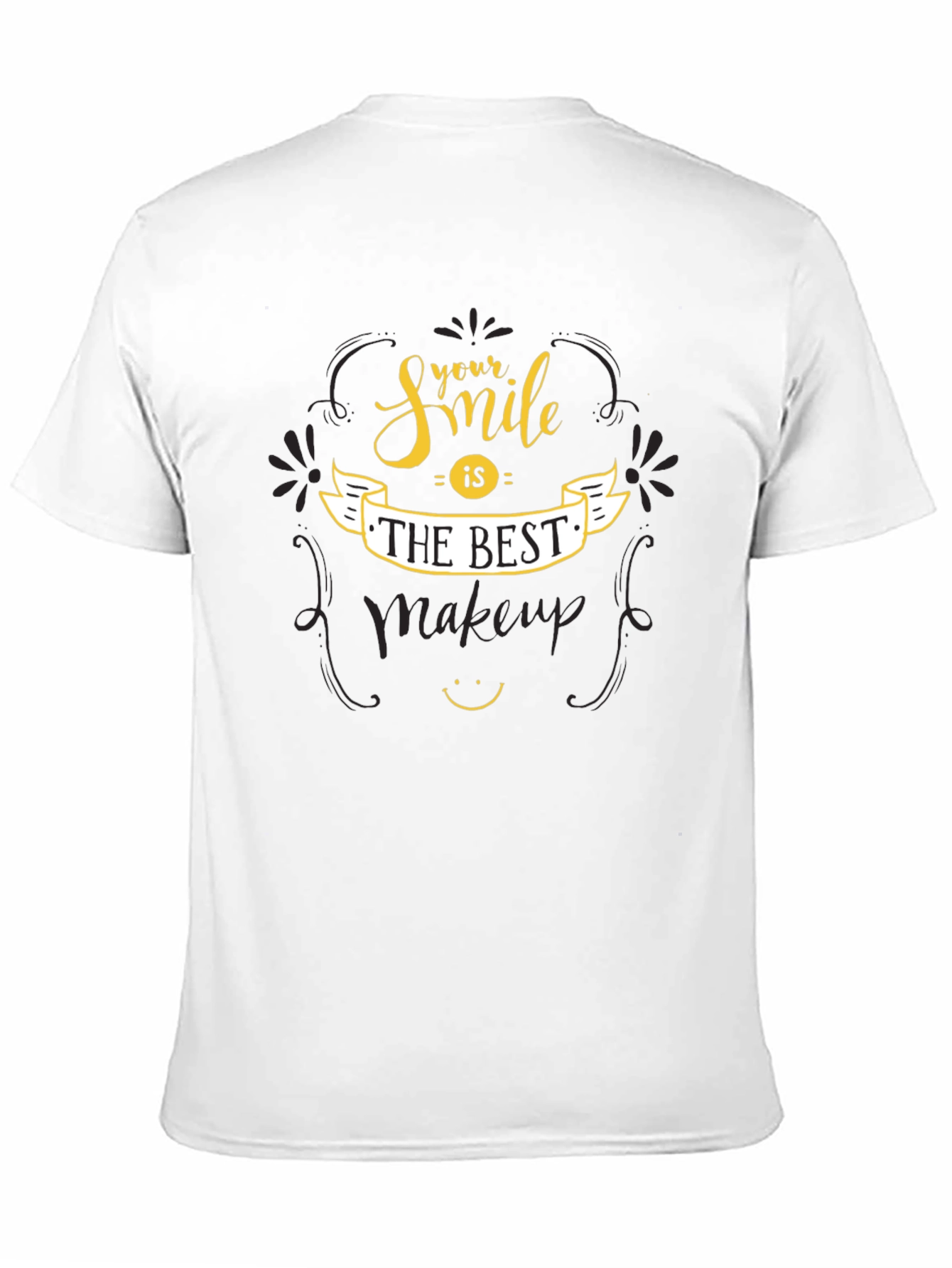Smile is The Best Makeup Graphic Tee