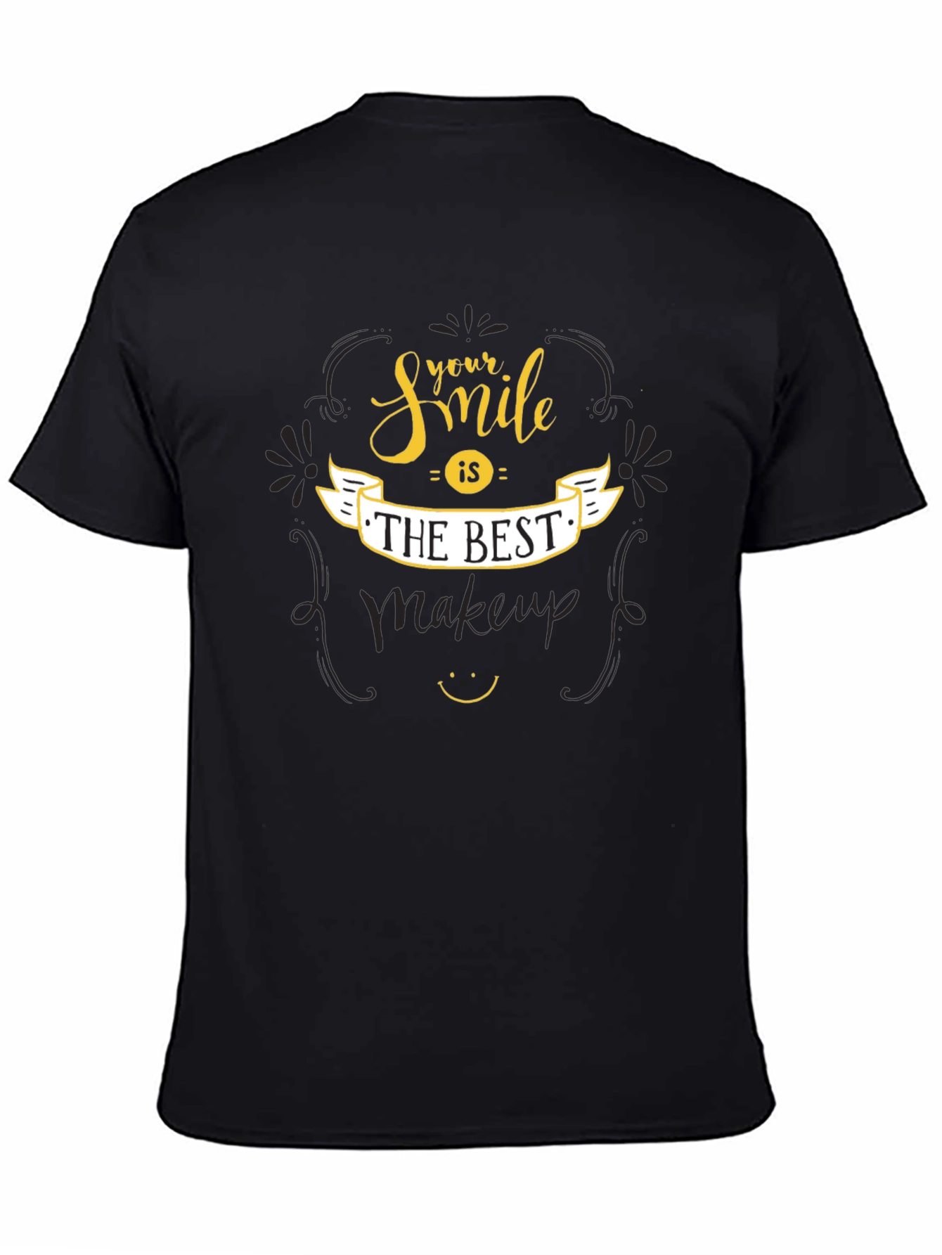 Smile is The Best Makeup Graphic Tee