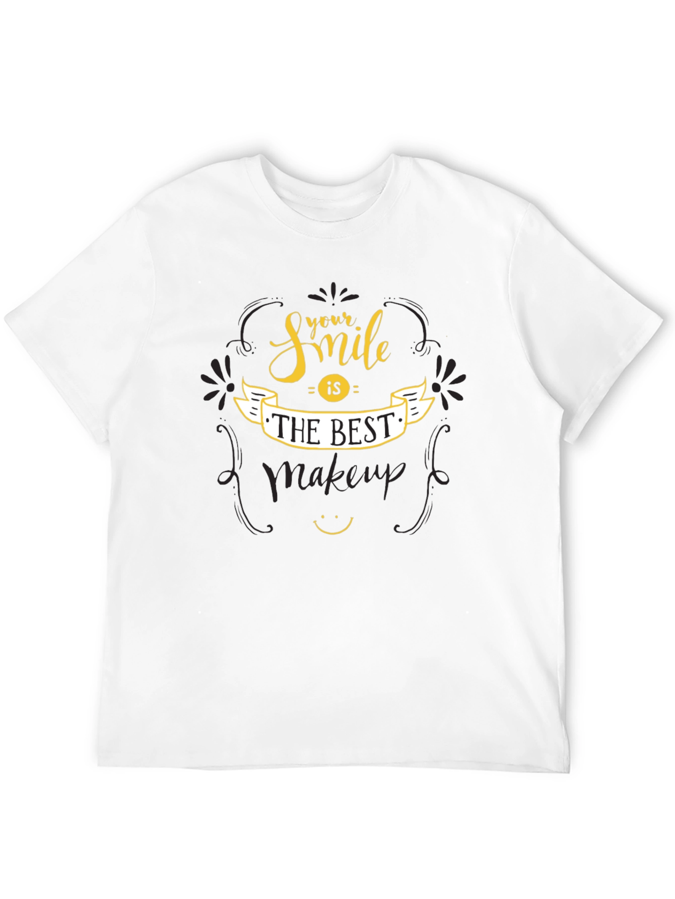 Smile is The Best Makeup Graphic Tee