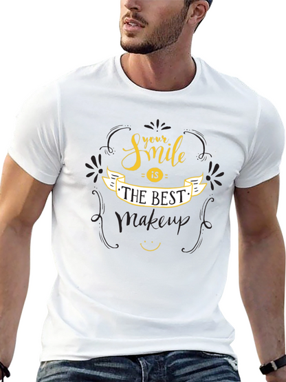 Smile is The Best Makeup Graphic Tee