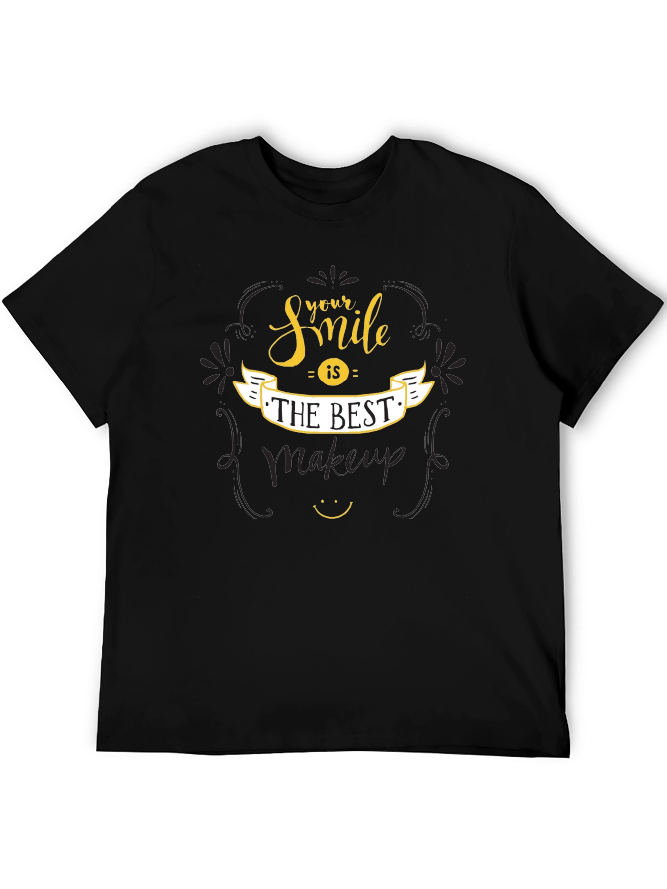 Smile is The Best Makeup Graphic Tee
