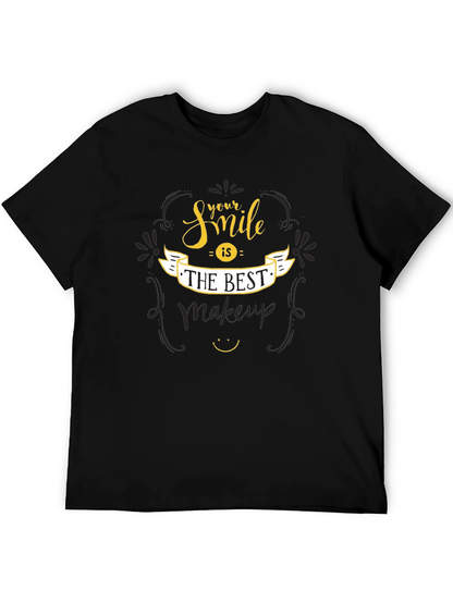 Smile is The Best Makeup Graphic Tee