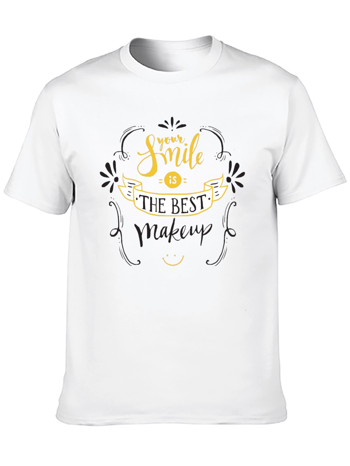 Smile is The Best Makeup Graphic Tee